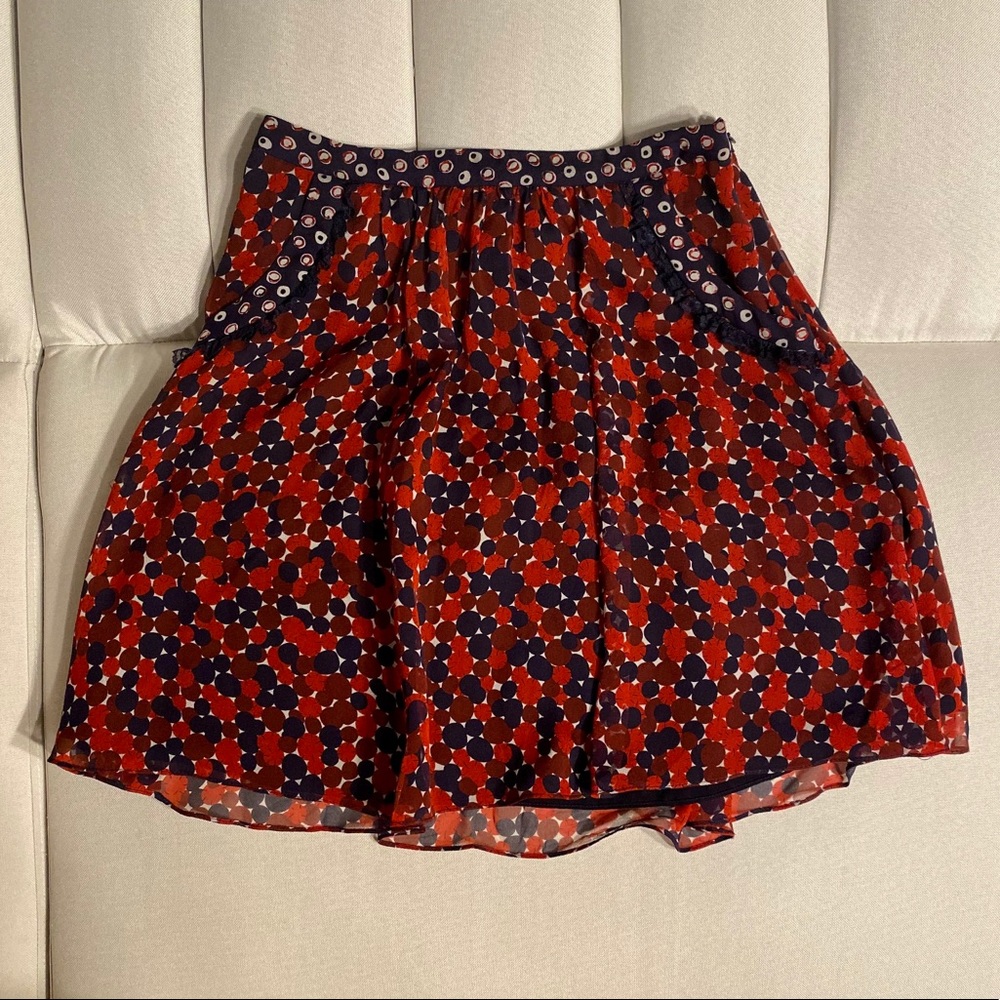 NWT Diane von Furstenberg Chiffon Skirt